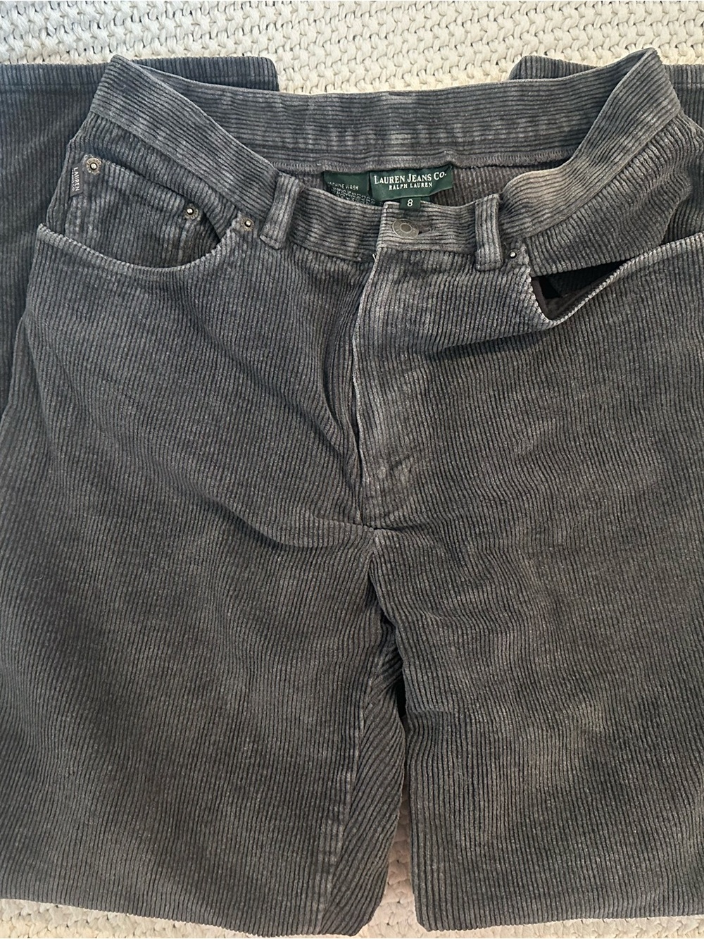 Vintage Gray RALPH LAUREN Corduroy Pants